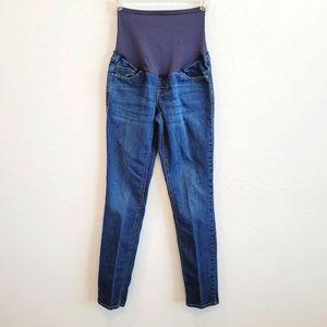 💕 Old Navy Maternity Dark Wash Skinny Jeans Women's Size 4